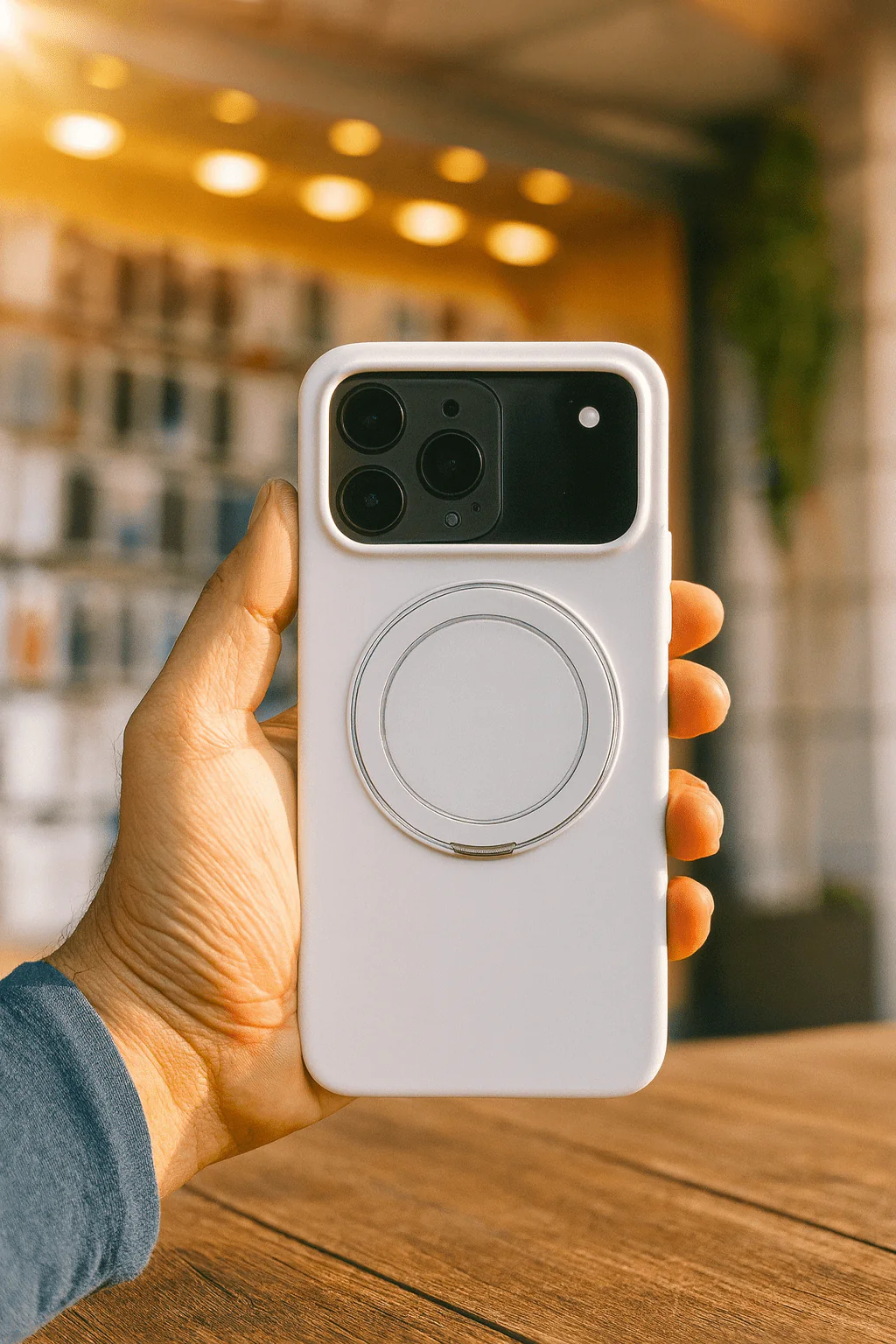 MagSafe-Compatible Silicone Shockproof iPhone Cover