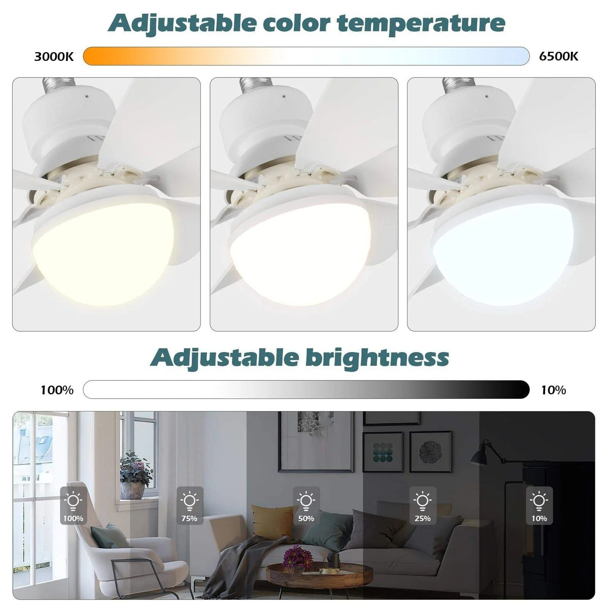 Flower Fan Light