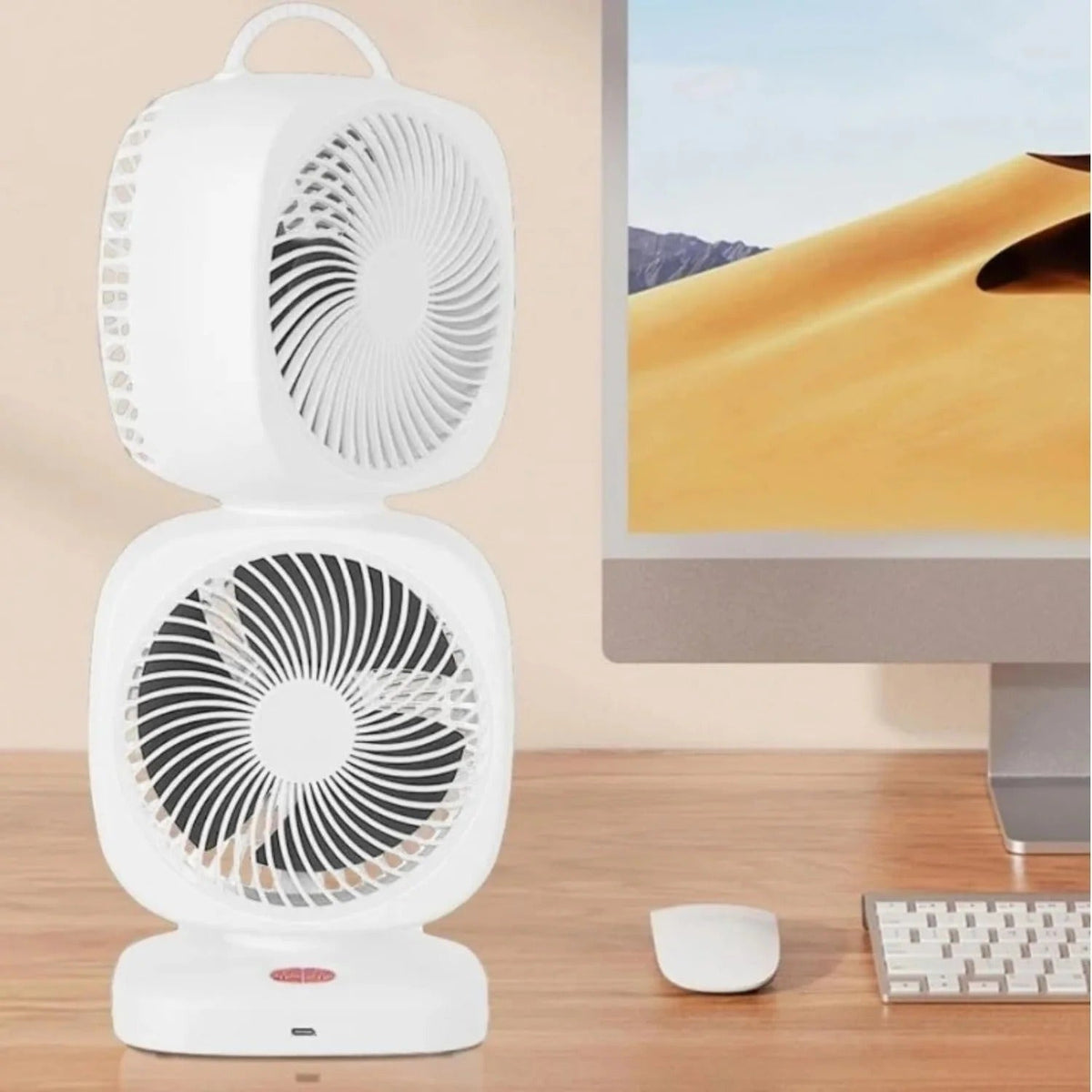 Dual Head Desk Fan