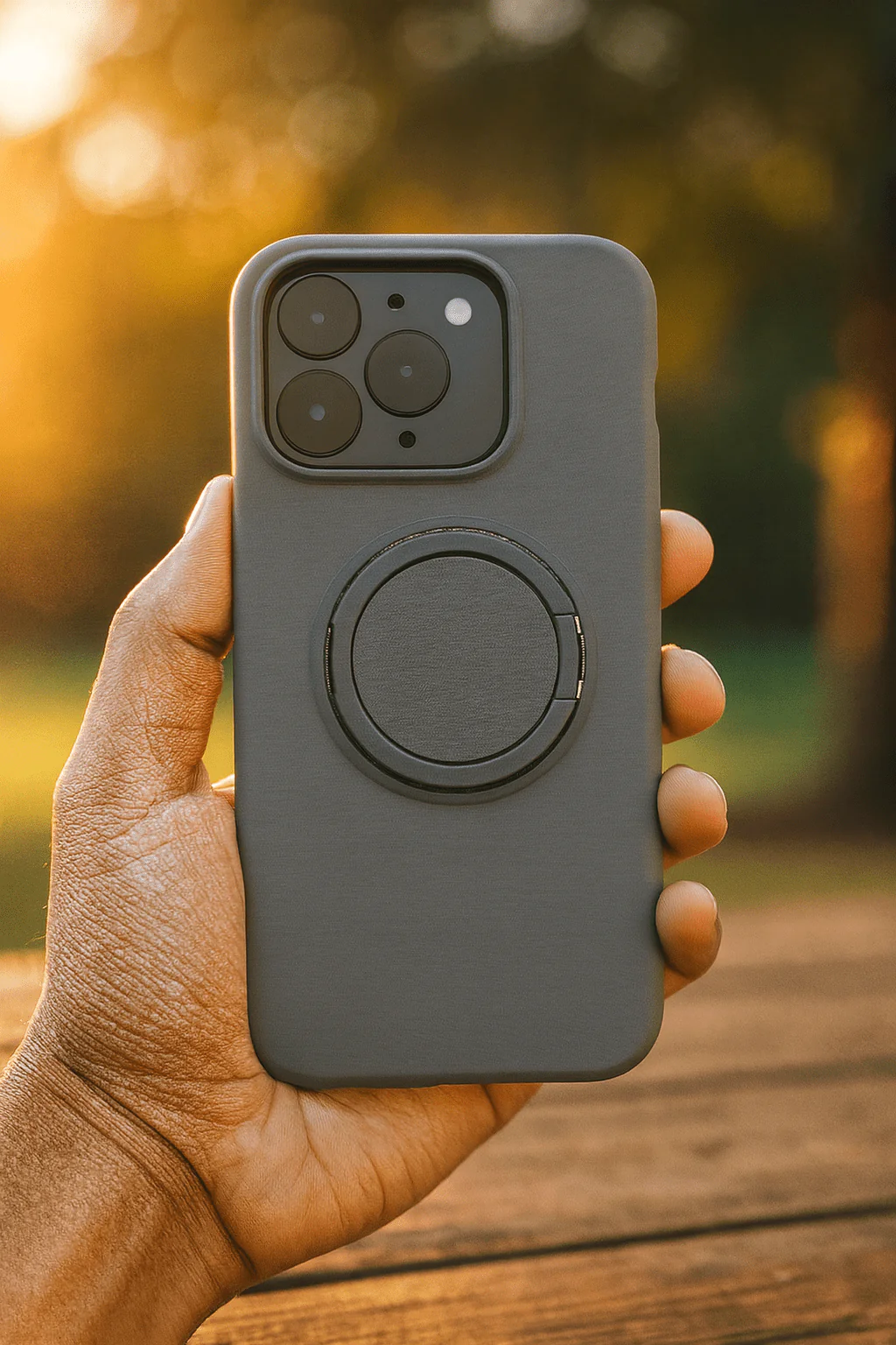 MagSafe-Compatible Silicone Shockproof iPhone Cover
