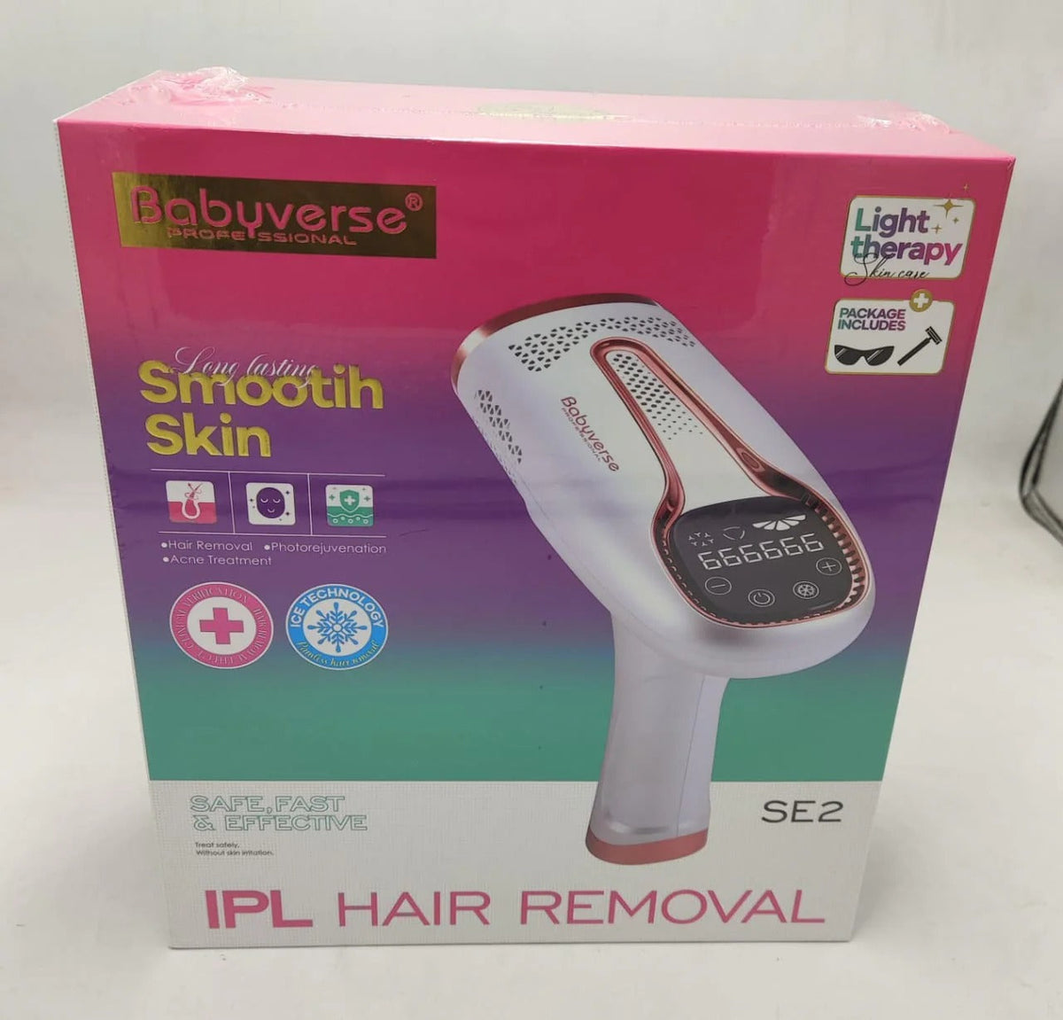 Babyverse - Digital IPL Hair Removal Device
